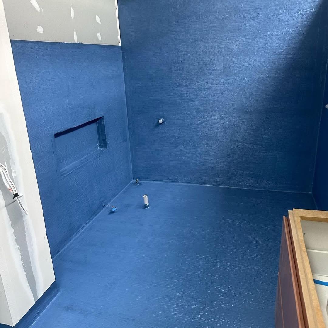 Waterproof Shower with Recess